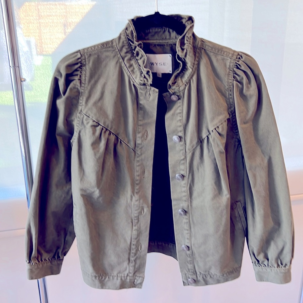 Wyse London Khaki Bomber Jacket.